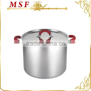 MSF-3997 8pcs Stainless Steel Cookware Set Casserole Hot Pots With Heat Resistant Silicon Handles thumbnail-3