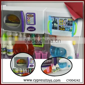 B/O Refrigerator Kitchen Toys Furniture Toys for Girls thumbnail-2