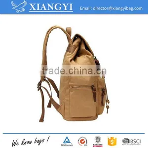 Vintage Canvas Rucksack Backpack For Travel Casual Daypacks thumbnail-3
