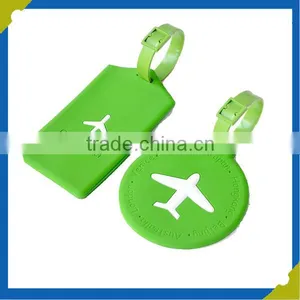 Customized Made Luggage Tags Airplane Luggage Tag Aircraft Logo Rubber Tag thumbnail-5