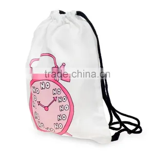 New Design 3d Printing Gym Sack Drawstring Bag thumbnail-3