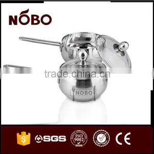 Home Use Stainless Steel Saucepan With Glass Handle thumbnail-6