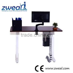 Ergonomic l Shaped Electric Adjustable Executive Office Desk Factory Wholesale thumbnail-1