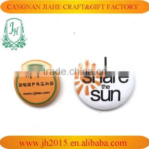 Metal Badge Custom Logo Safty Pin Back Round Badge Button Badge for Promotional thumbnail-1