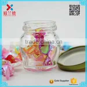 HOT Mini Small and Large Airtight Fancy Storage Clear Glass Candy Jar thumbnail-1