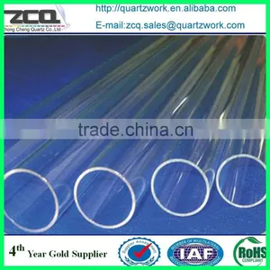 High Temperature Large Diameter Quartz Glass Tube for Sale thumbnail-3