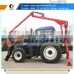 Tractor Crane, Farma Log Crane, Telescopic Crane thumbnail-3