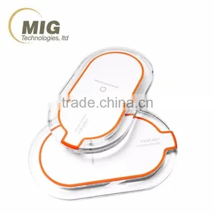 QI Wireless Charger Transmitter Pad for IPhone 4 5 6, 3 Coils Portable Charger for Samsung HTC MI Cell Phone thumbnail-5