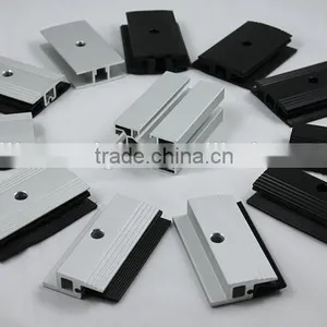 Frameless Solar Panel Clamp Sun Power Aluminum Thin Film Clamp thumbnail-2