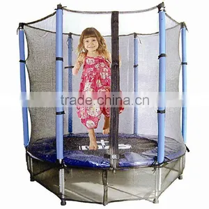 4.5ft Mini Round Kids Outdoor Trampoline (TUV/GS 150KGS) thumbnail-1