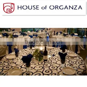 Flocked Organza for Banquet Decoration thumbnail-1