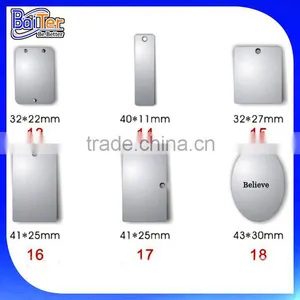 Custom Logo Printed Metal Tags Small For Jewelry,Custom Engraved Metal Jewelry Tags Quality Choice thumbnail-5