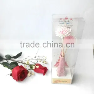 Eiffel Tower Reed Diffuser With Colorful Sola Flower thumbnail-1