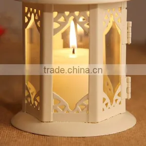 European-style Metal Candle Holder,iron Candlestick Lantern thumbnail-2