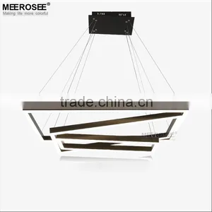 Meerosee Lighting Rectangular Pendant Light LED Luster Design Solutions International Chandelier MD83059 thumbnail-2