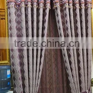 Home Textile Curtain Thermal Jacquard Curtains Ready Made thumbnail-1