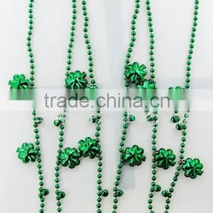 Popular Hot LED Flashing Light up SHAMROCK Necklace for st Patrick's Day thumbnail-2