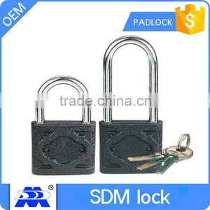 Black Color Cast Iron Padlock thumbnail-1