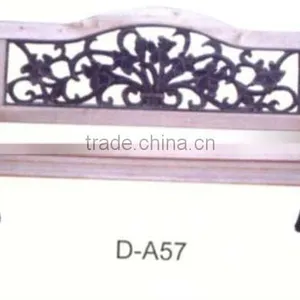 Classic Garden Cast Iron Bench With Handrail and Backrest thumbnail-1