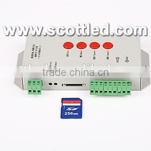 Led Pixel Controller Rgb With SD Card T-1000s Pixel Led Rgb Controller thumbnail-1