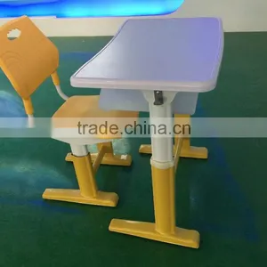 Modern School Desk and Chair School Furniture School Desk With Bench HXZY048 thumbnail-6