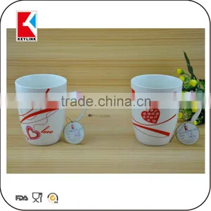 Wholesale 11oz Decal Printing White Porcelain Mug Cup New Bone China Mug thumbnail-4