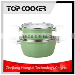 Forged Aluminium Marble Stone Coating Sauce Pot Set thumbnail-1