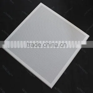 Customized Flat Perforated Panel Metal Ceiling Suspended Ceiling Board Aluminum Lay In Ceiling thumbnail-1