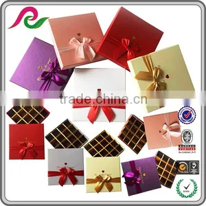 Custom Fancy Empty Paper Box Gift Box With Ribbon for Chocolate Packing thumbnail-6