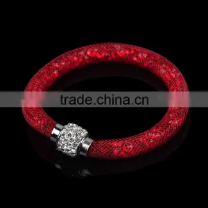 2015 New Design Colorful Crystal Stardust Magnetic Bracelet for Women thumbnail-2