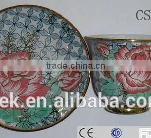 Porcelain , Full Decal , Cup/saucer Set thumbnail-6