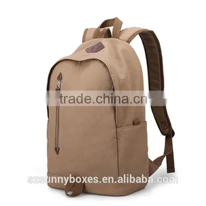 New Design Cotton Casual Bookbags Back Pack Bag Hiking Camping Pinic Backpack Quality Choice thumbnail-2