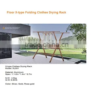 Foldable X-Shape Clothes Laundry Drying Rack Hanging Stand thumbnail-3