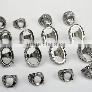 Indonesia Men Gemstone Rings Titanium Ring Gemstone thumbnail-2