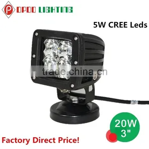 On Sale Auto Parts 3" Cube Light, 4WD Truck Tractor 20W Cube Light thumbnail-1