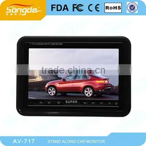 Super 7 TFT Lcd Monitor Car Monitor With Full Function Remote Control thumbnail-1