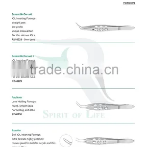 Faulkner Lens Holding Forceps, Buratto Soft IOL Inserting Forceps, Spaleck Soft IOL Inserting Forceps thumbnail-1