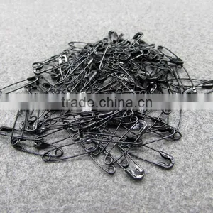 Black Brass Small Safety Pins thumbnail-1