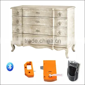 Alloy Smart Cabinet Mortise Door Lock Cylinder With Bluetooth Electronic Key thumbnail-5