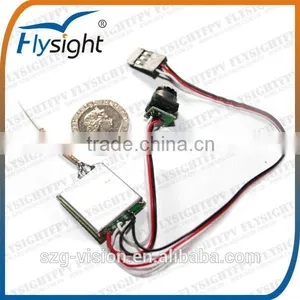 G2652 CM100T 5.8g Wireless 200mw Fpv TX Transmitter Module With 1g Mini Fpv Camera for Mini RC Airplane thumbnail-5