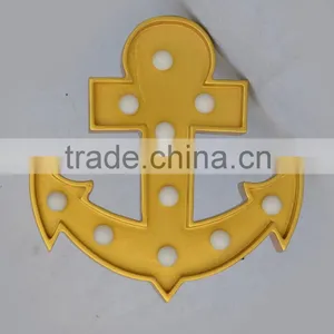 Led Anchor Shape Light Bedroom Decoration Marquee Lights thumbnail-1