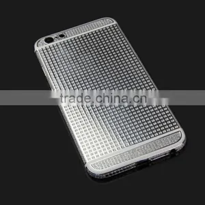 Silver Electroplating for IPhone 6 24k Gold Plated Crystal Housing thumbnail-4