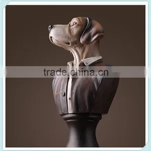 Resin Hand Carving Animal Statue Resin Animal Statue for Home Decoration thumbnail-3