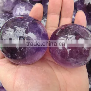 Customed Charming Natural Quartz Amethyst Crystal Ball/Sphere thumbnail-4
