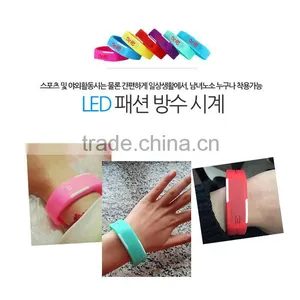 Promotion!!! Fashion Sport LED Watches Candy Color Silicone Rubber Touch Screen Digital Watches, Bracelet Wristwatch thumbnail-2