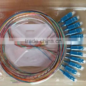 China Supply High Quality SC UPC 12 Cores Fan-out Fiber Optical Pigtail thumbnail-6