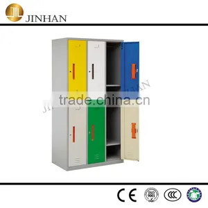 Primary Middle College School Steel Student Bag Colorful Painting Locker With 12 Doors for School thumbnail-2