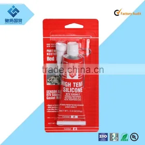 Quick Dry Oil Resistance Engine Repair Tool Red RTV Silicone Gasket Maker Adhesive thumbnail-1