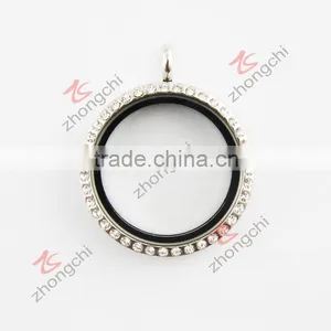Zinc Alloy Colorful Plating Glass Locket Pendant thumbnail-4