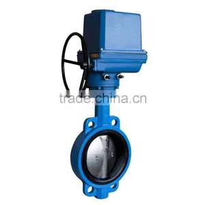 Rubber Seat Flange Handles Wafer Butterfly Valve thumbnail-1